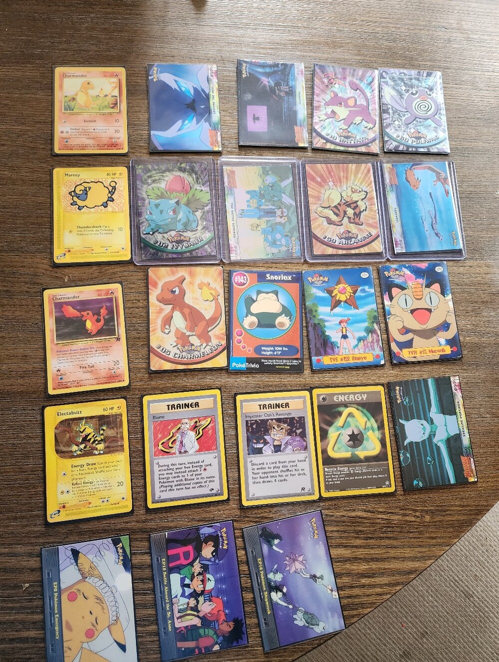 Vintage Pokémon 23-Card Lot Topps Series With Holos, E Readers, Rockets Etc